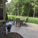 stamped concrete patio