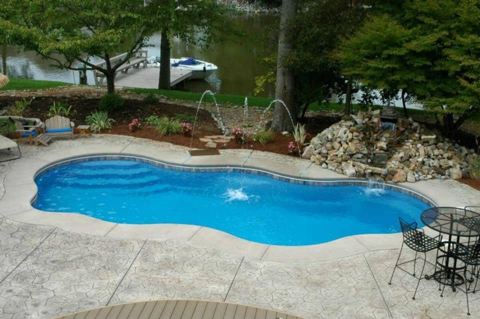 concrete pool