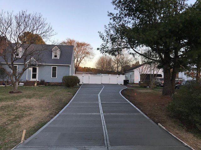 Concrete driveway 2
