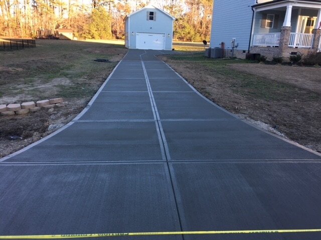 Concrete driveway 3