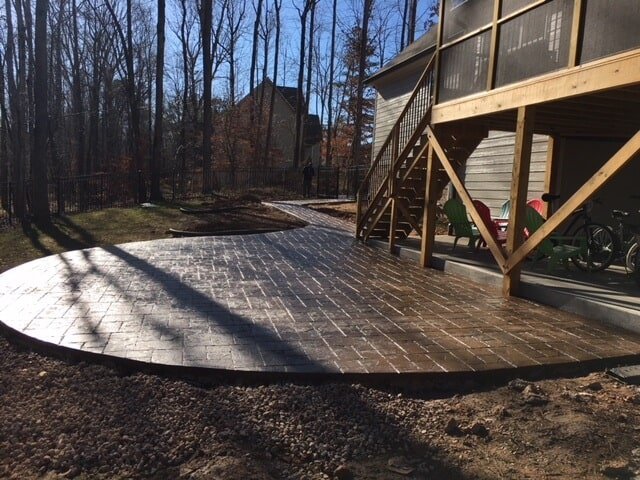 Stamped patio 1