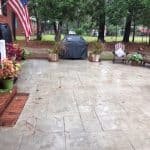 Stamped patio 2