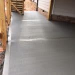 patio, stairs, area under deck